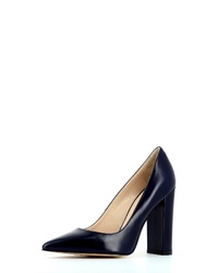 dunkelblaue Leder Pumps von Evita