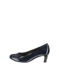 dunkelblaue Leder Pumps von Gabor