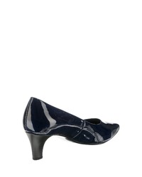 dunkelblaue Leder Pumps von Gabor