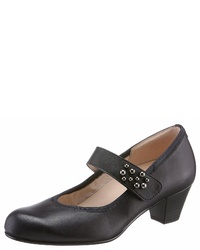 dunkelblaue Leder Pumps von Gabor