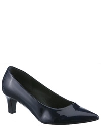 dunkelblaue Leder Pumps von Gabor