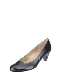 dunkelblaue Leder Pumps von Gabor