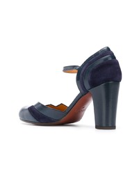 dunkelblaue Leder Pumps von Chie Mihara