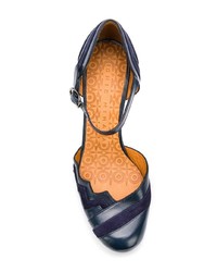 dunkelblaue Leder Pumps von Chie Mihara