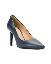 dunkelblaue Leder Pumps von MICHAEL Michael Kors