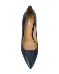 dunkelblaue Leder Pumps von MICHAEL Michael Kors