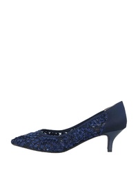 dunkelblaue Leder Pumps von OTTO