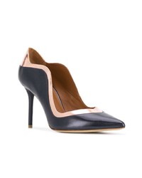 dunkelblaue Leder Pumps von Malone Souliers