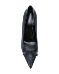 dunkelblaue Leder Pumps von The Row