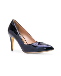 dunkelblaue Leder Pumps von Rupert Sanderson