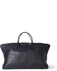 dunkelblaue Leder Reisetasche von Alexander McQueen