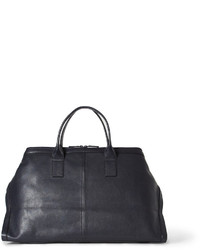 dunkelblaue Leder Reisetasche von Alexander McQueen