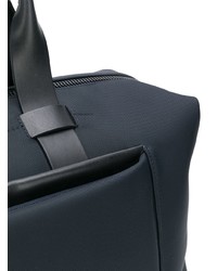 dunkelblaue Leder Reisetasche von Troubadour