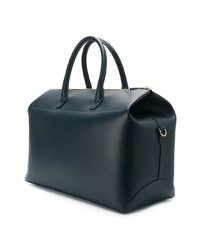 dunkelblaue Leder Reisetasche von Mansur Gavriel
