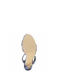 dunkelblaue Leder Sandaletten von Evita