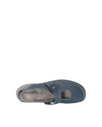 dunkelblaue Leder Sandaletten von Jenny