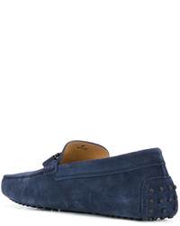 dunkelblaue Leder Slipper von Tod's