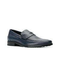 dunkelblaue Leder Slipper von Tod's