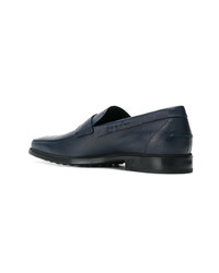 dunkelblaue Leder Slipper von Tod's