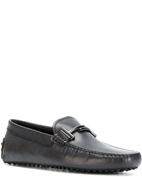 dunkelblaue Leder Slipper von Tod's