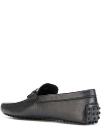 dunkelblaue Leder Slipper von Tod's