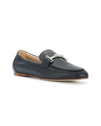 dunkelblaue Leder Slipper von Tod's