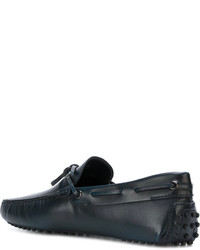 dunkelblaue Leder Slipper von Tod's