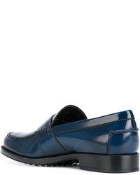 dunkelblaue Leder Slipper von Tod's