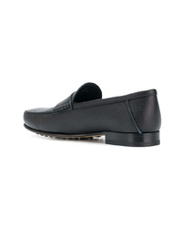 dunkelblaue Leder Slipper von Tod's