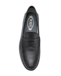 dunkelblaue Leder Slipper von Tod's