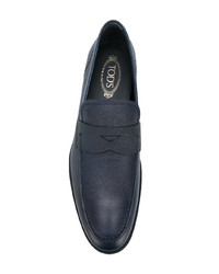 dunkelblaue Leder Slipper von Tod's