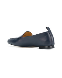 dunkelblaue Leder Slipper von Anna F.