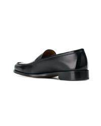 dunkelblaue Leder Slipper von Doucal's