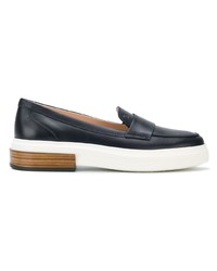 dunkelblaue Leder Slipper von Tod's