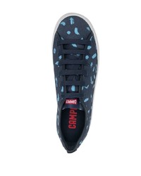 dunkelblaue Leder Sportschuhe von Camper