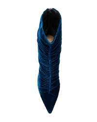 dunkelblaue Leder Stiefeletten von Alexandre Birman