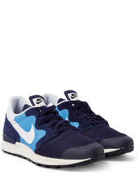 dunkelblaue Leder Turnschuhe von Nike