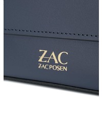 dunkelblaue Leder Umhängetasche von Zac Zac Posen