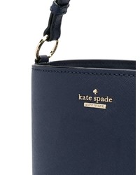 dunkelblaue Leder Umhängetasche von Kate Spade