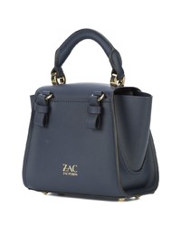 dunkelblaue Leder Umhängetasche von Zac Zac Posen