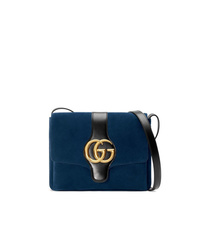 dunkelblaue Leder Umhängetasche von Gucci