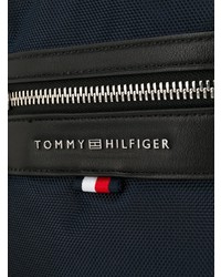 dunkelblaue Leder Umhängetasche von Tommy Hilfiger