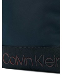 dunkelblaue Leder Umhängetasche von Calvin Klein