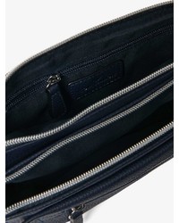 dunkelblaue Leder Umhängetasche von Tom Tailor