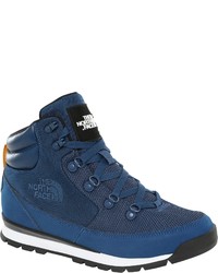 dunkelblaue Lederarbeitsstiefel von The North Face