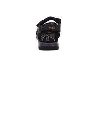 dunkelblaue Ledersandalen von Ecco