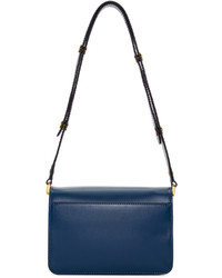 dunkelblaue Ledertaschen von Marni