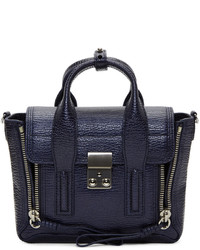 dunkelblaue Ledertaschen von 3.1 Phillip Lim