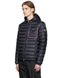 dunkelblaue leichte Daunenjacke von Moncler