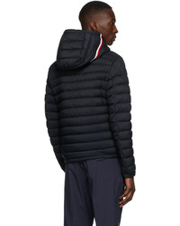 dunkelblaue leichte Daunenjacke von Moncler